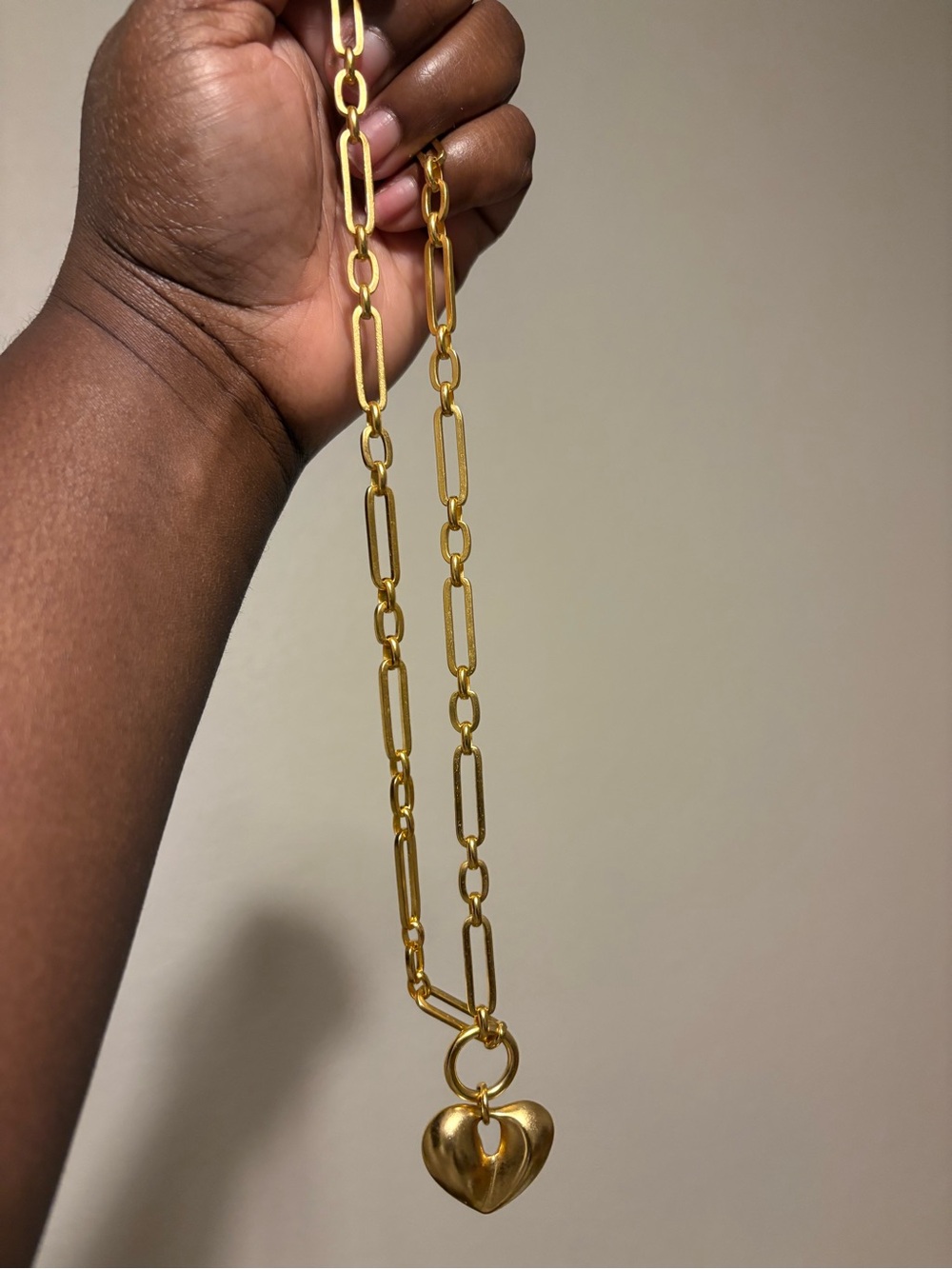 Brinker & Eliza Lucy Gold Heart Necklace - Picture 4 of 4